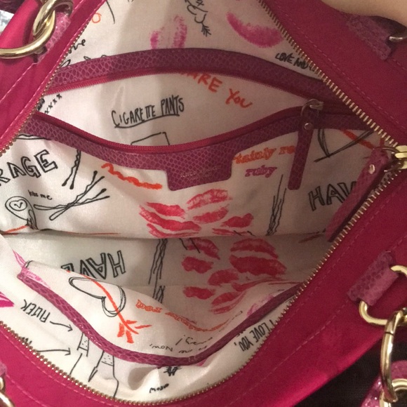 Kate Spade Hot Pink Purse - Picture 5 of 7
